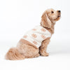 Reversible Cashmere Snowflake Dog Sweater