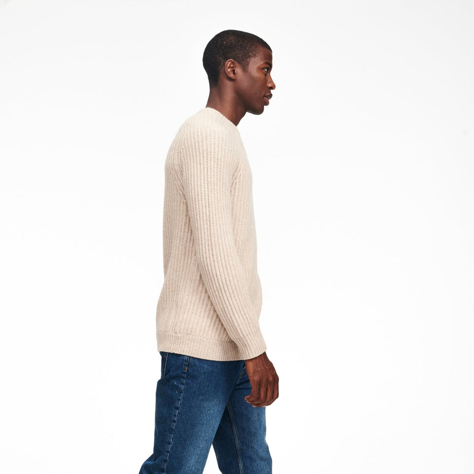 Ribbed Crewneck Sweater