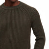 Ribbed Crewneck Sweater