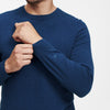 The Essential $75 Cashmere Sweater Mens Peacock Blue