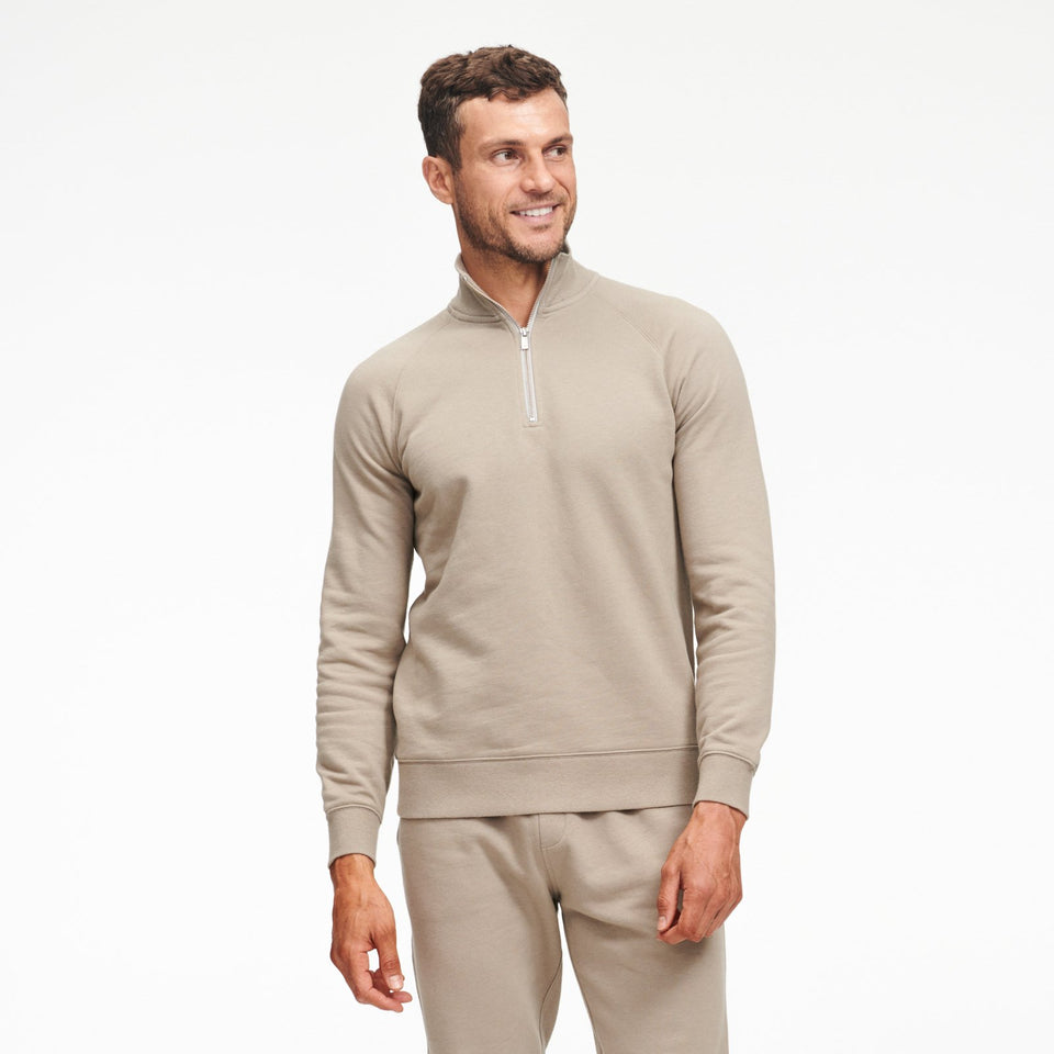 Fleece Quarter Zip Sweatshirt