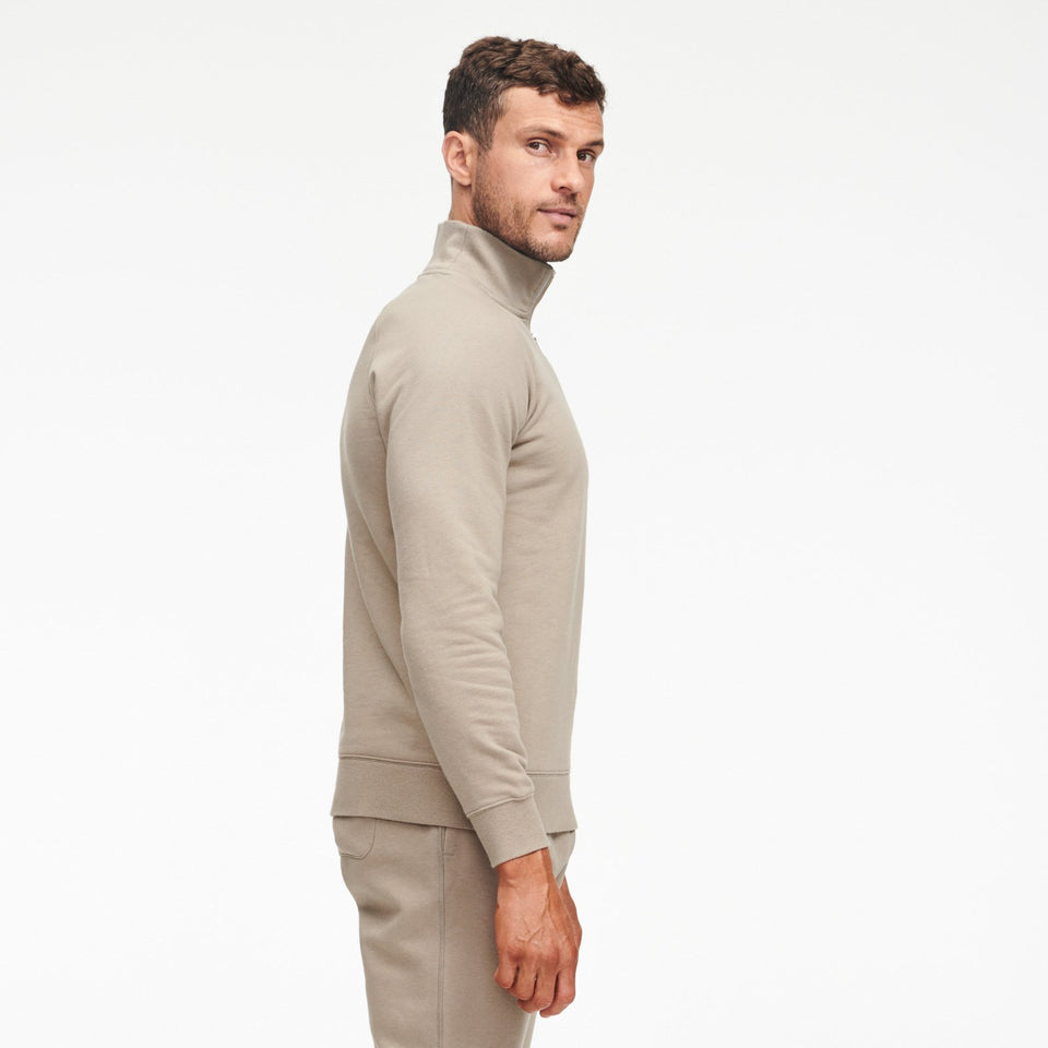 Fleece Quarter Zip Sweatshirt