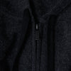 Cashmere Zip Hoodie Smoke