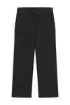 Café Cotton Cashmere Cropped Sweatpant Black