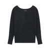 Cashmere Oversized Ribbed Boatneck Sweater