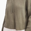 Cashmere Oversized Ribbed Hoodie