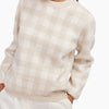 Gingham Cashmere Sweater