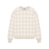 Gingham Cashmere Sweater