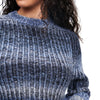 Alpaca-Blend Space Dye Crewneck Sweater