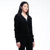 Luxe Cashmere Ribbed Zip Up Jacket