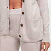Cashmere Boyfriend Cardigan Pale Gray