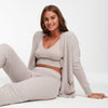 Cashmere Boyfriend Cardigan Pale Gray