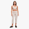 Cashmere Cropped Pant Pale Gray