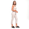 Cashmere Cropped Pant Pale Gray