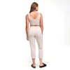 Cashmere Cropped Pant Pale Gray