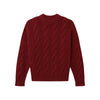 Cable Knit Crewneck Sweater
