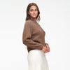 Cashmere Ribbed Mockneck Sweater