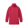Cable Knit Sleeve Turtleneck