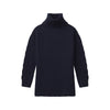 Cable Knit Sleeve Turtleneck