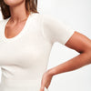 Cashmere Scoop Neck T-Shirt