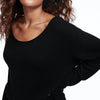 Cashmere Boatneck Sweater Black