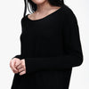 Cashmere Boatneck Sweater Black