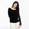 Cashmere Boatneck Sweater Black