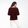 Cashmere Boatneck Sweater Merlot