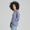 Cashmere Boatneck Sweater Blue Gray