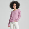 Cashmere Boatneck Sweater Purple Orchid